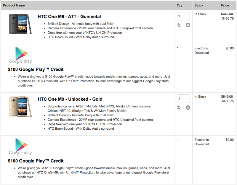 Illustration for article titled Friendly Notice: Killer HTC Deals (U.S. only?)